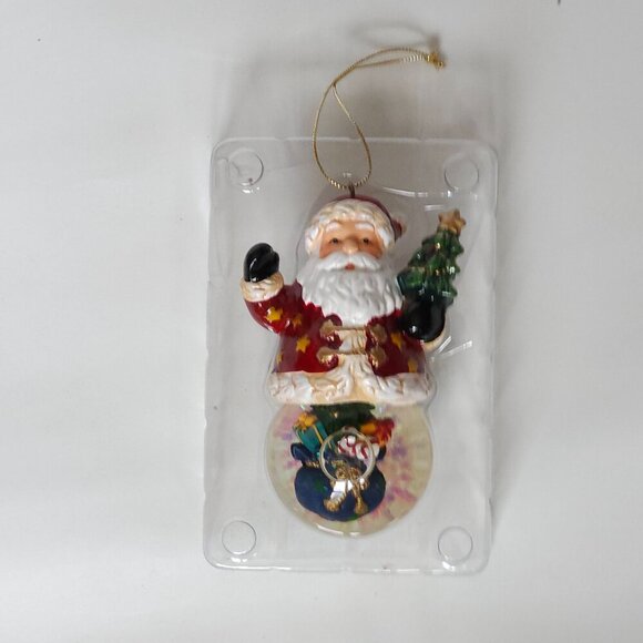 KIRKLAND Water Globe SANTA Snow Globe Christmas Ornament Tree Decor Holiday - Picture 3 of 10